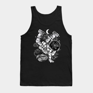 Hiphop Astronaut Cosmos Crypto ATOM Coin To The Moon Token Cryptocurrency Wallet HODL Birthday Gift For Men Women Kids Tank Top